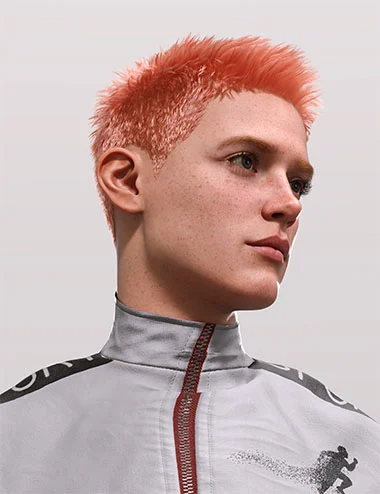 AK Valiant Hair for Genesis 9