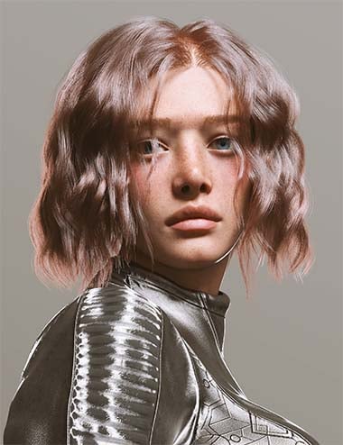 dForce AK Diplomatic Hair for Genesis 9
