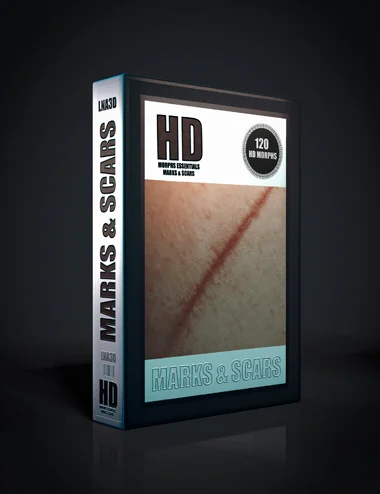 HD Essentials Marks and Scars for Genesis 9