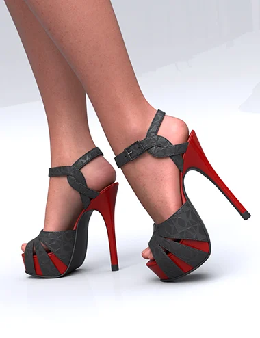 Stiletto Heels Platform for Genesis 9, 8 and 8.1 Females