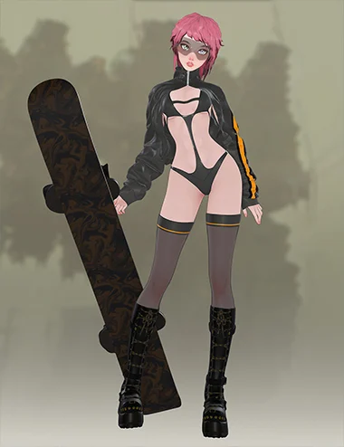 dForce Fedora Ski Outfit for Genesis 9