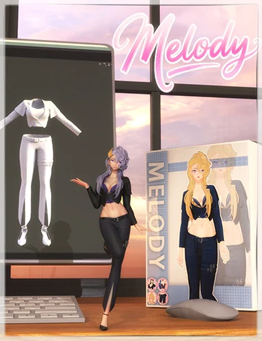 Kujira Melody Stylized Suit Set for Genesis 9 Toon