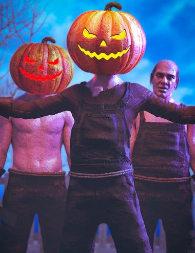 M3D dForce Pumkin Outfit for Genesis 9