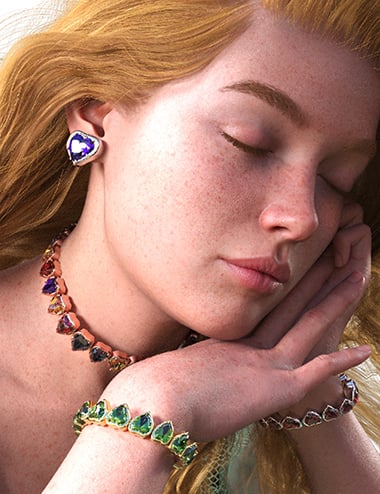Heart Jewelrey Collection for Genesis 9