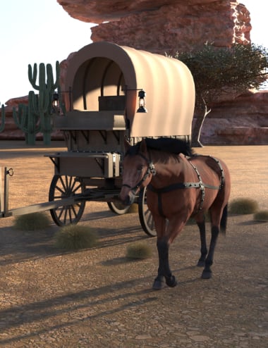 AP Wild West Covered Wagon