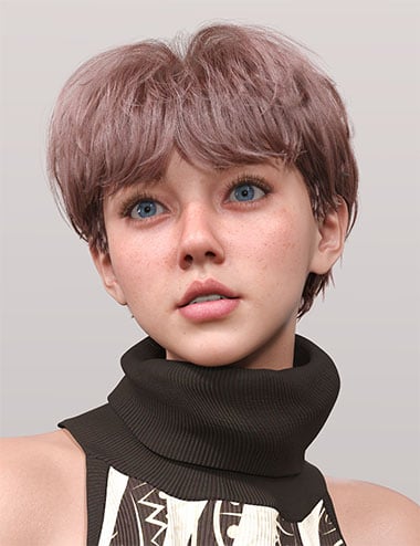 dForce AK Sparkish Hair for Genesis 9