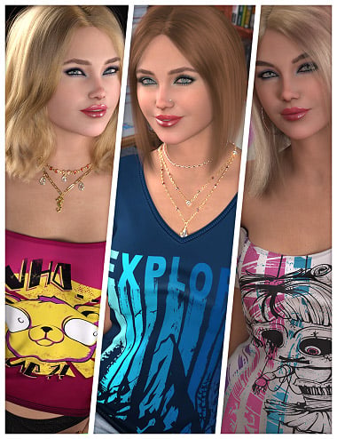 Fashionable Textures for dForce SU T-Shirt Dress