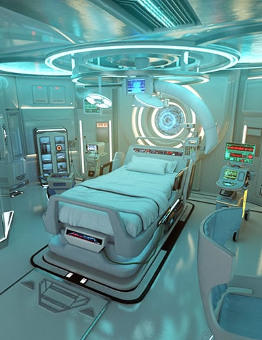 XI Futuristic Hospital Room