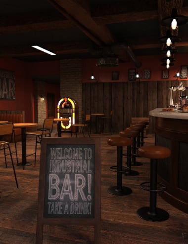 FG Industrial Style Bar