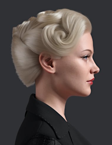 Elegant Vintage Updo for Genesis 9