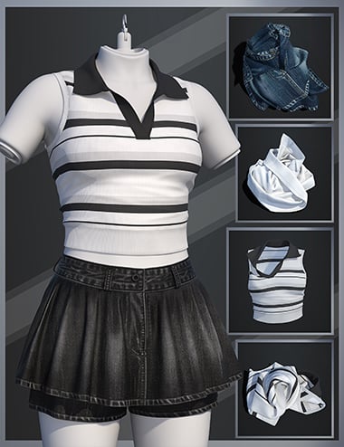 dForce SU Fashion Summer Suit for Genesis 9