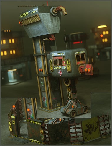 The Cog Regime Security Gate and Tower