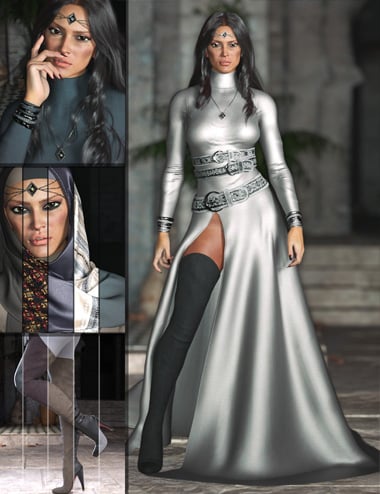 dForce CB Aisha Clothing and Accessories Set Bundle