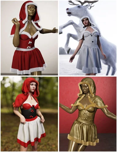Holiday and Fairytale Style Addon for Festive Style Lingerie