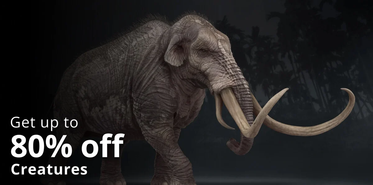 Get up to 80% off Creatures