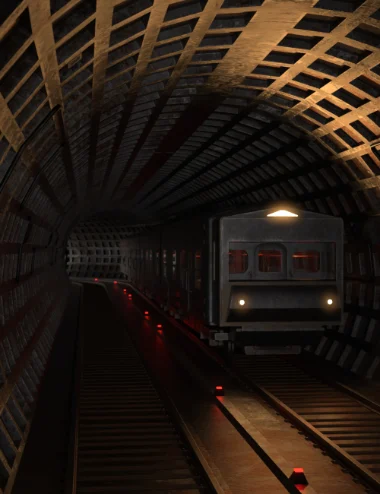 AP Post Apocalyptic Subway Train