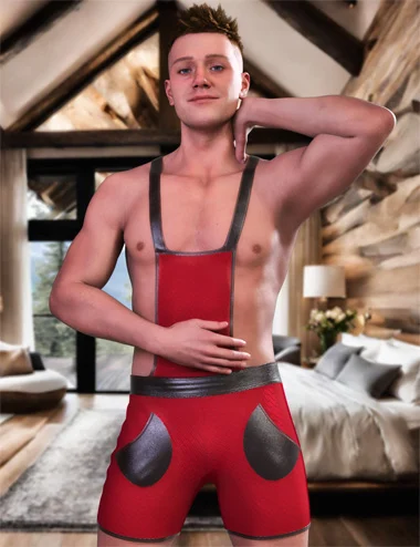 JMR dForce Mattheo Overalls for Genesis 9 and 8 Male