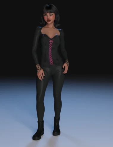 FG Romantic Goth Outfit for Genesis 9
