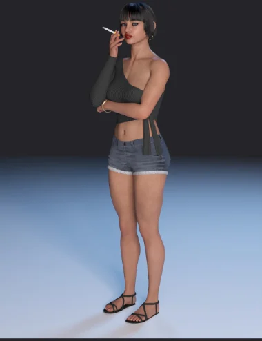FG Casual Smoking Poses