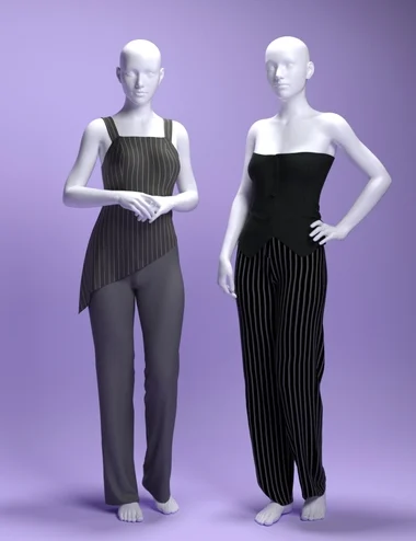 dForce MS Social Outfit Set for Genesis 9 and 8 Female