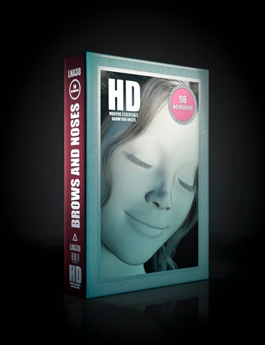 HD Essentials Brows and Noses for Genesis 9
