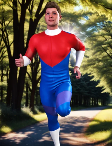 JMR dForce Jan Sports Jumpsuit for Genesis 9 and 8 Male
