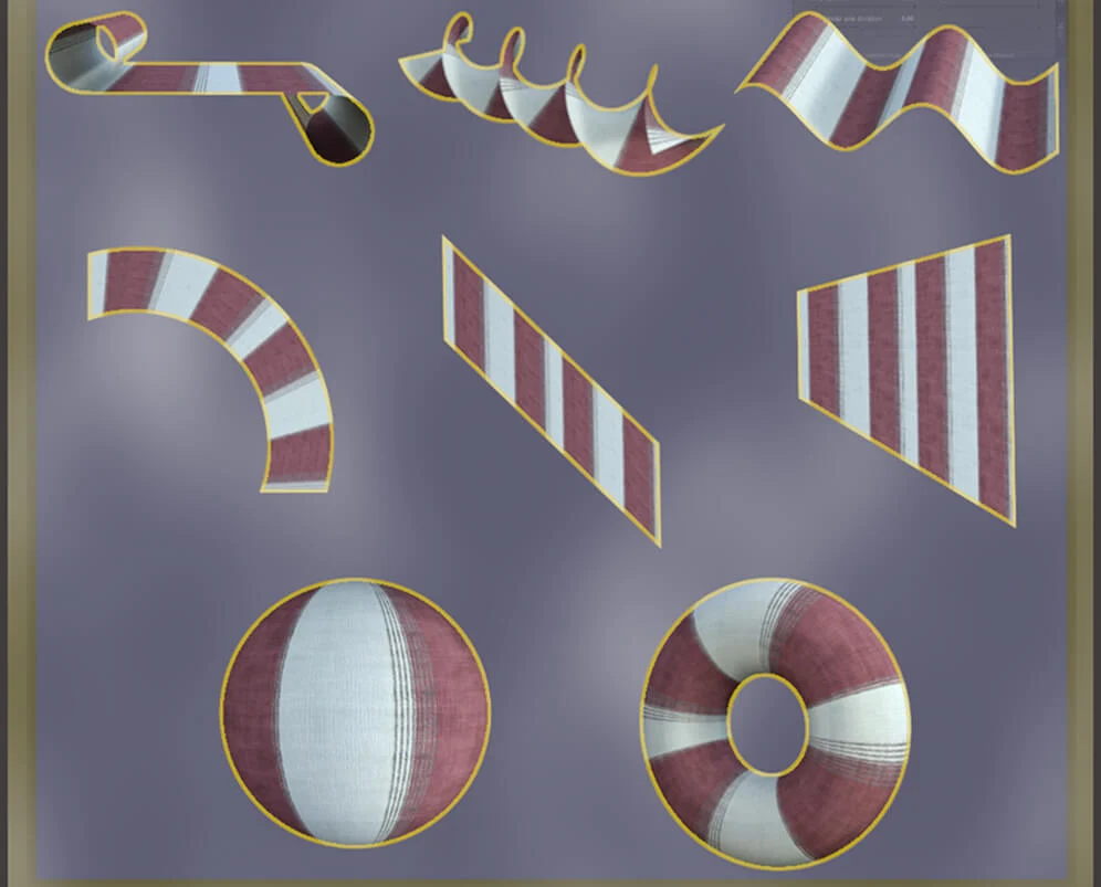 Disur: Distortion of Surfaces for Windows