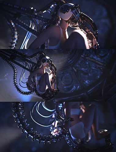 Neural Sync HDRI Scene for Biomechanical