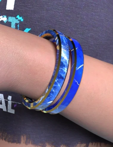 AP Lapis Lazuli Bangles for Genesis 9