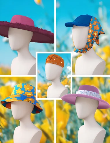 TIN Spring Is Coming - Hats for Genesis 9 and 8 Female