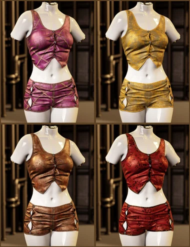 Fantasy Textures Addon for Buttoned Up 02 Outfit