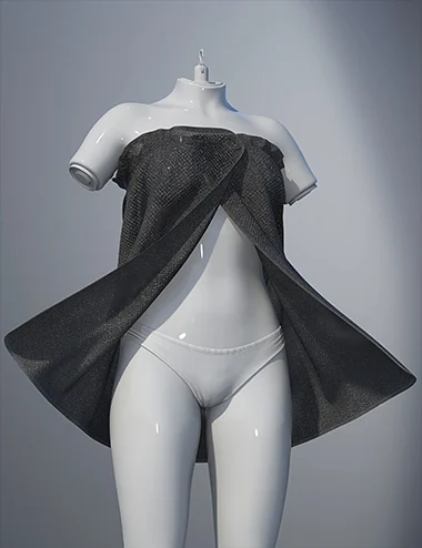 dForce SU Simple Bathrobe for Genesis 9