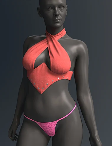 SPR Minimalist Cross Bodysuit for Genesis 9