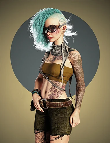 dForce Apocalyptic Solar Wearables for Genesis 9