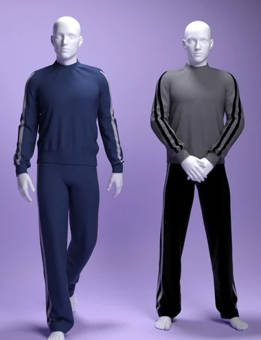 dforce MS Urban Comfort Outfit for Genesis 9 and 8 Male
