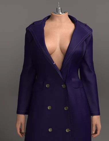 dForce EG Fashion Coat for Genesis 9