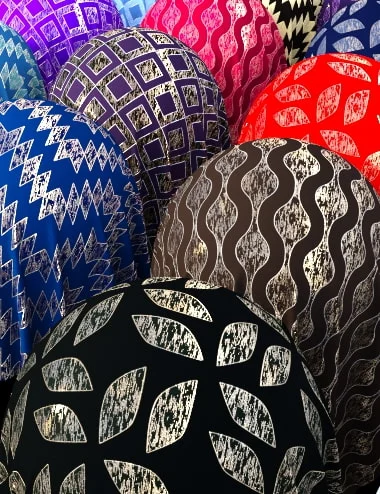 Embossed Linen Fabric Iray Shaders - MR