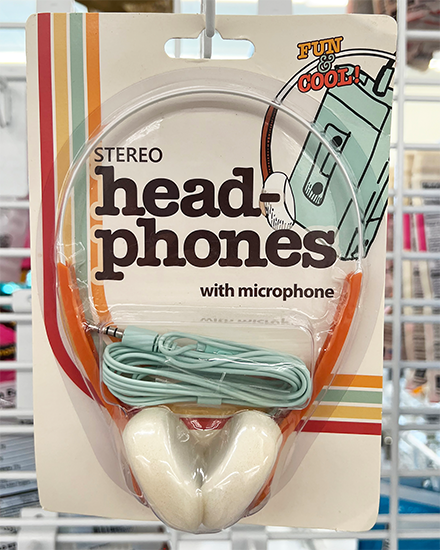 Stereo Headphones found at dd's