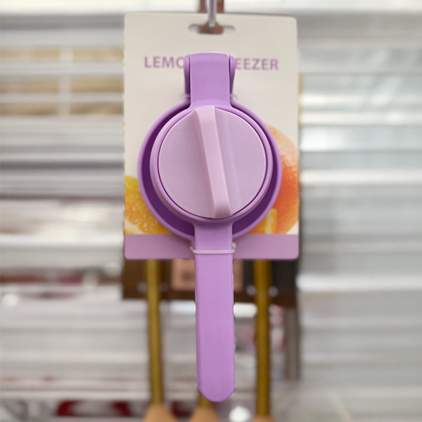 Purple lemon squeezer