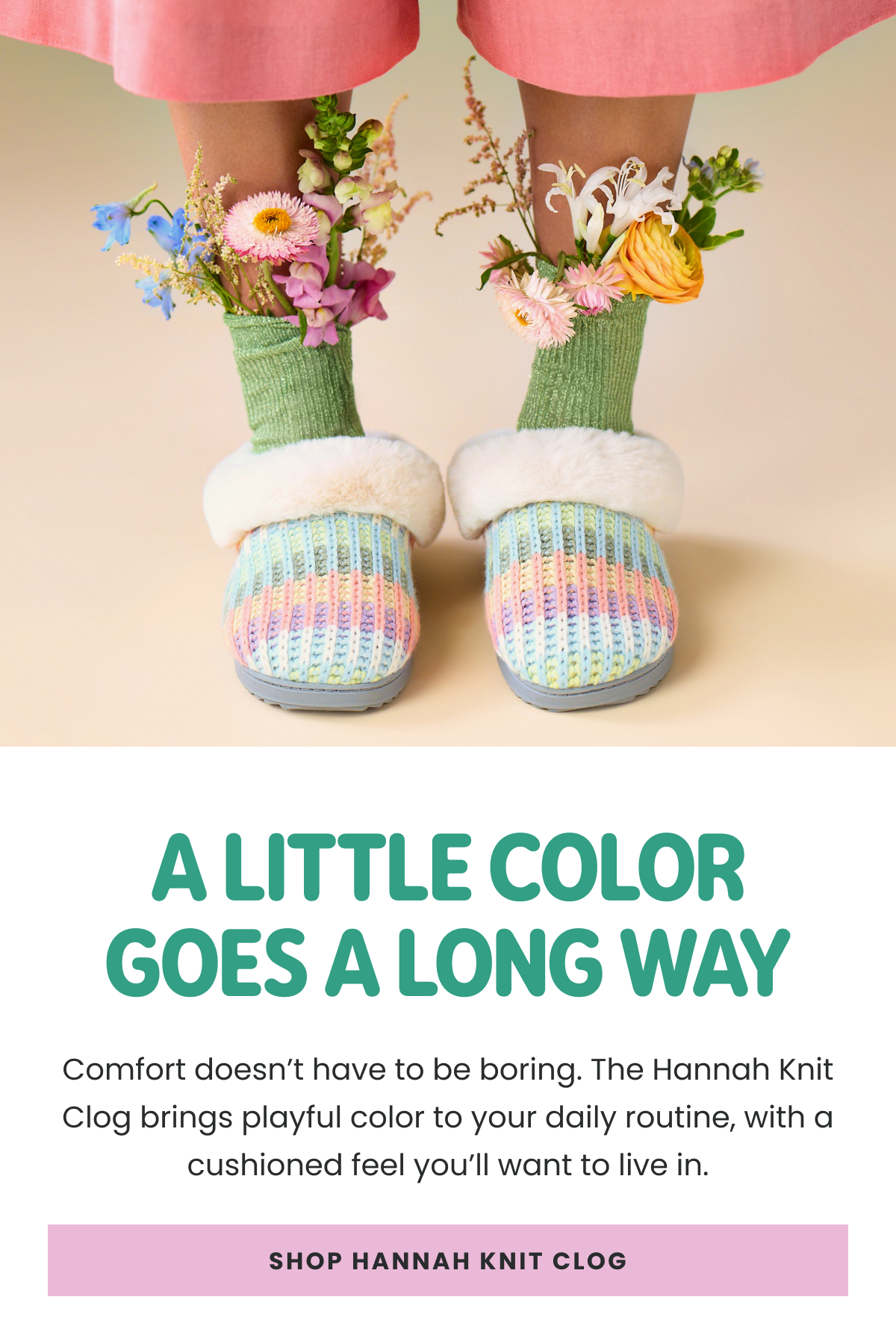 Hannah Knit in Rainbow >