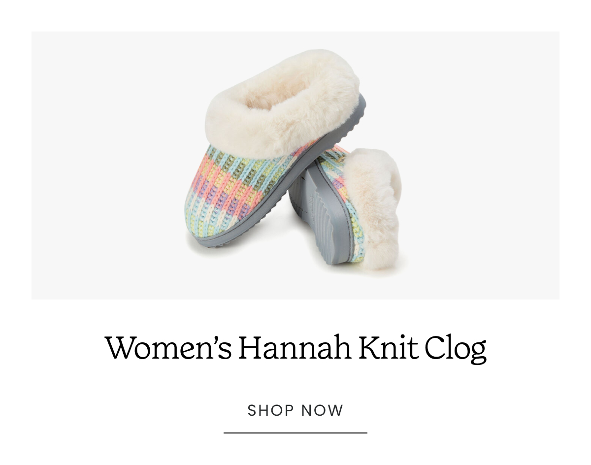 Hannah Knit Clog in Rainbow >