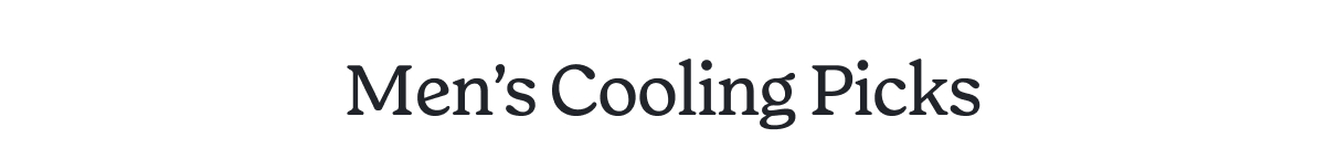 Mens Cooling Picks >