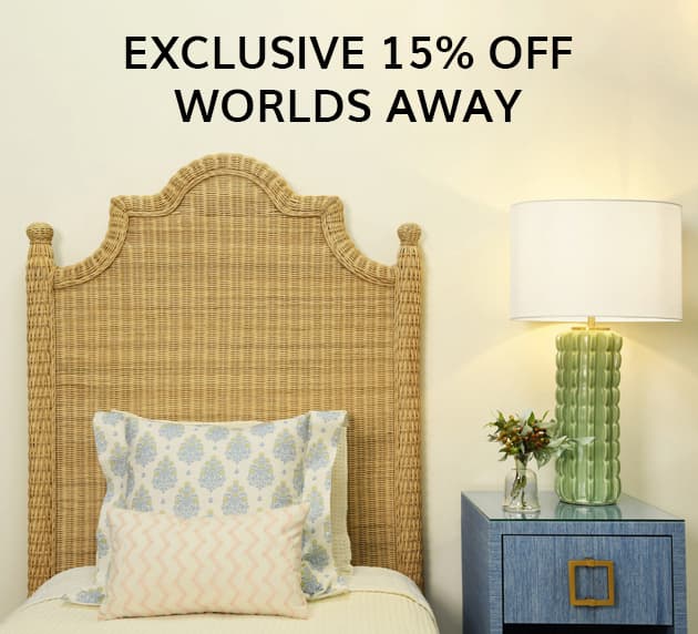 EXCLUSIVE 15% OFF WORLDS AWAY