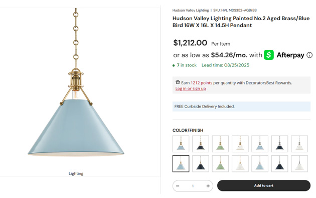 HUDSON VALLEY LIGHTING