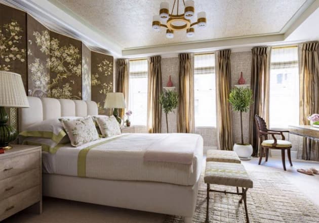A LUSCIOUS BROWN BEDROOM