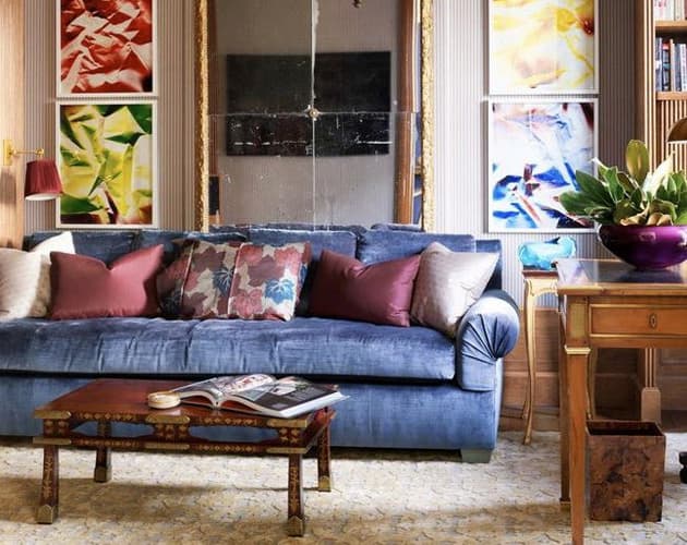 LUXURIOUS LIVING WITH DESIGNER FABRICS