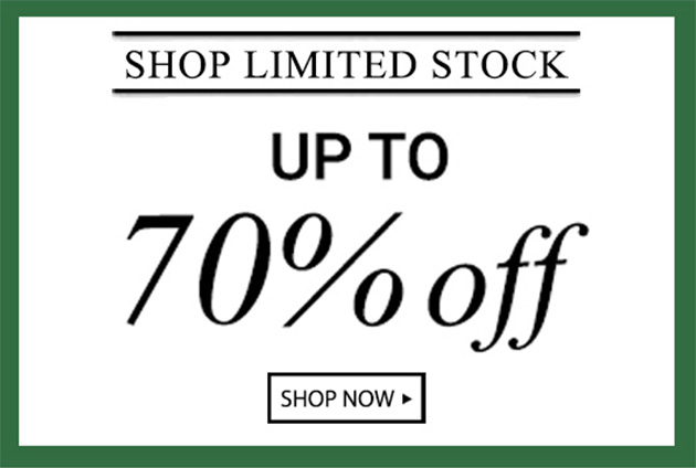 70% OFF LIMITED STOCK
