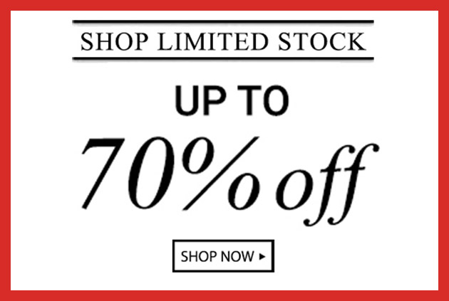 70% OFF LIMITED STOCK