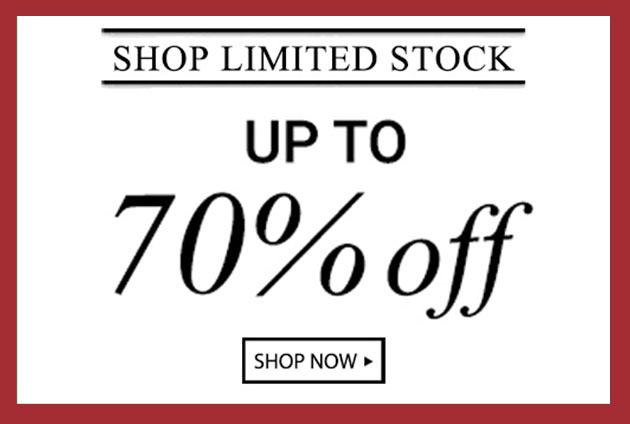 70% OFF LIMITED STOCK