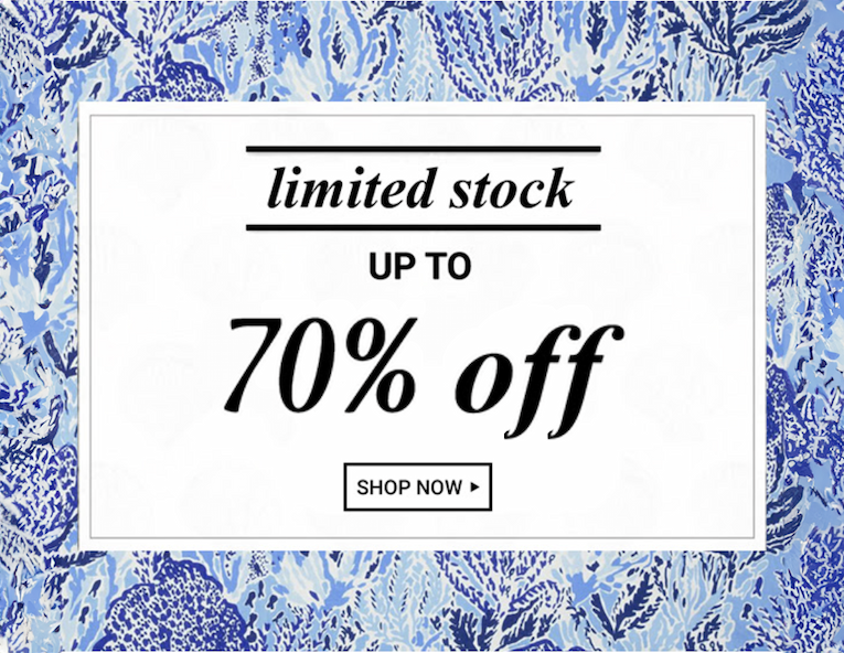 70% OFF MEMORIAL DAY SAVINGS!